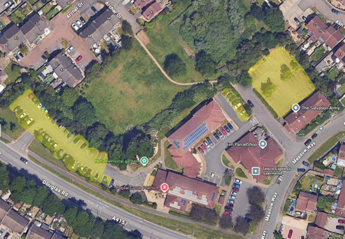 Car Park for Flu Vaccines